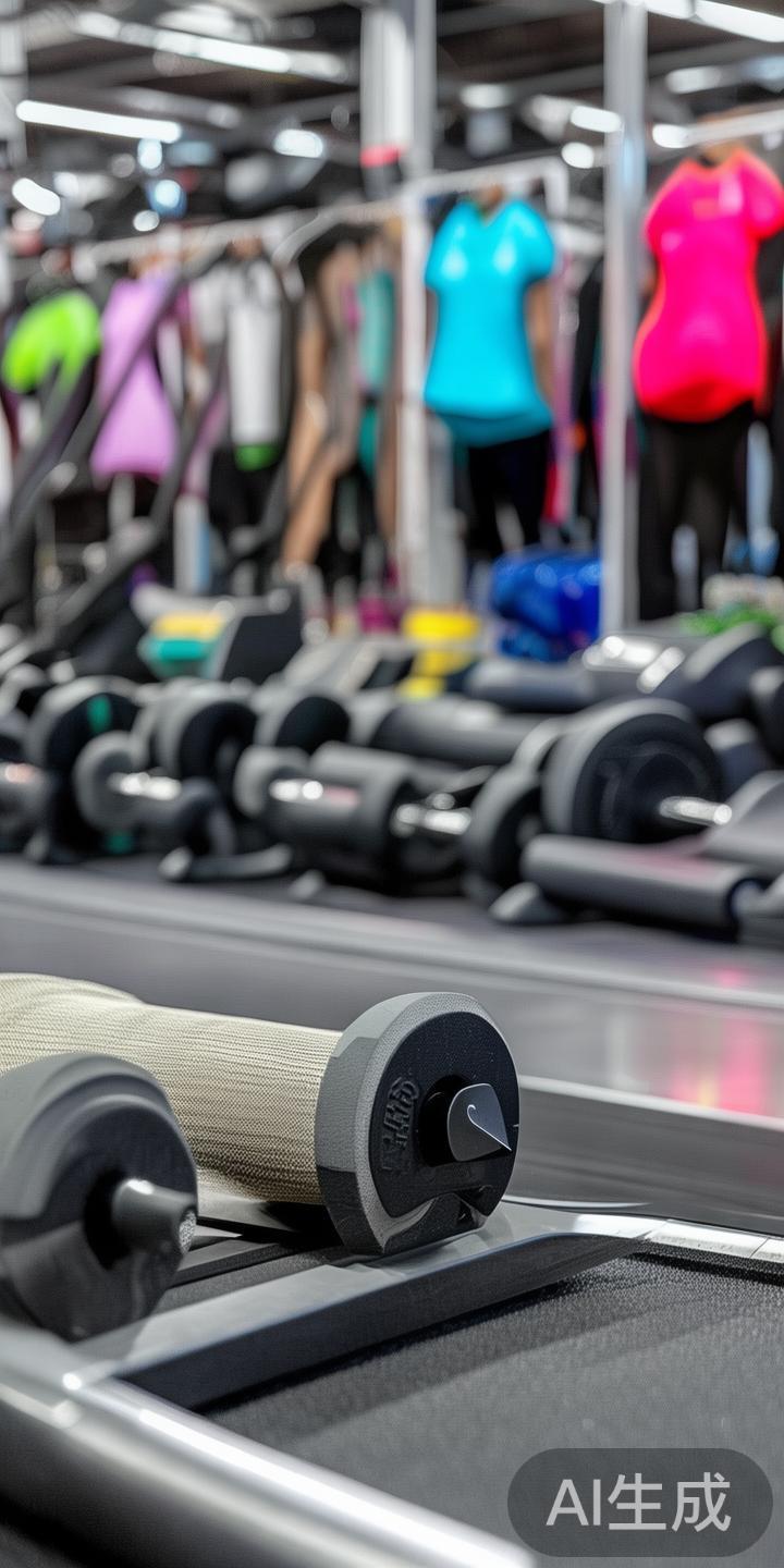 丰富的产品线：无论是跑步机、哑铃、瑜伽垫，还是专业